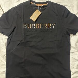Burberry Black Tee Large Slim Fit.